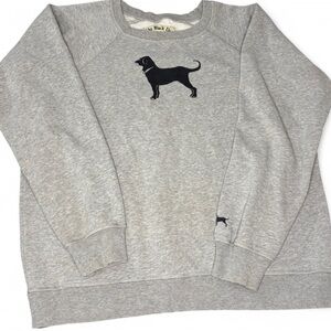 NWOT Black Dog Gray Crewneck Sweatshirt Small